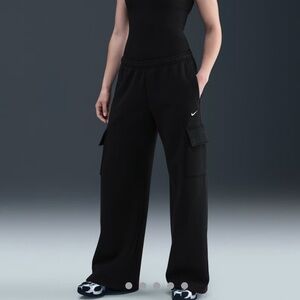 Nike Sportswear Phoenix Fleece Black Cargo Sweatpants